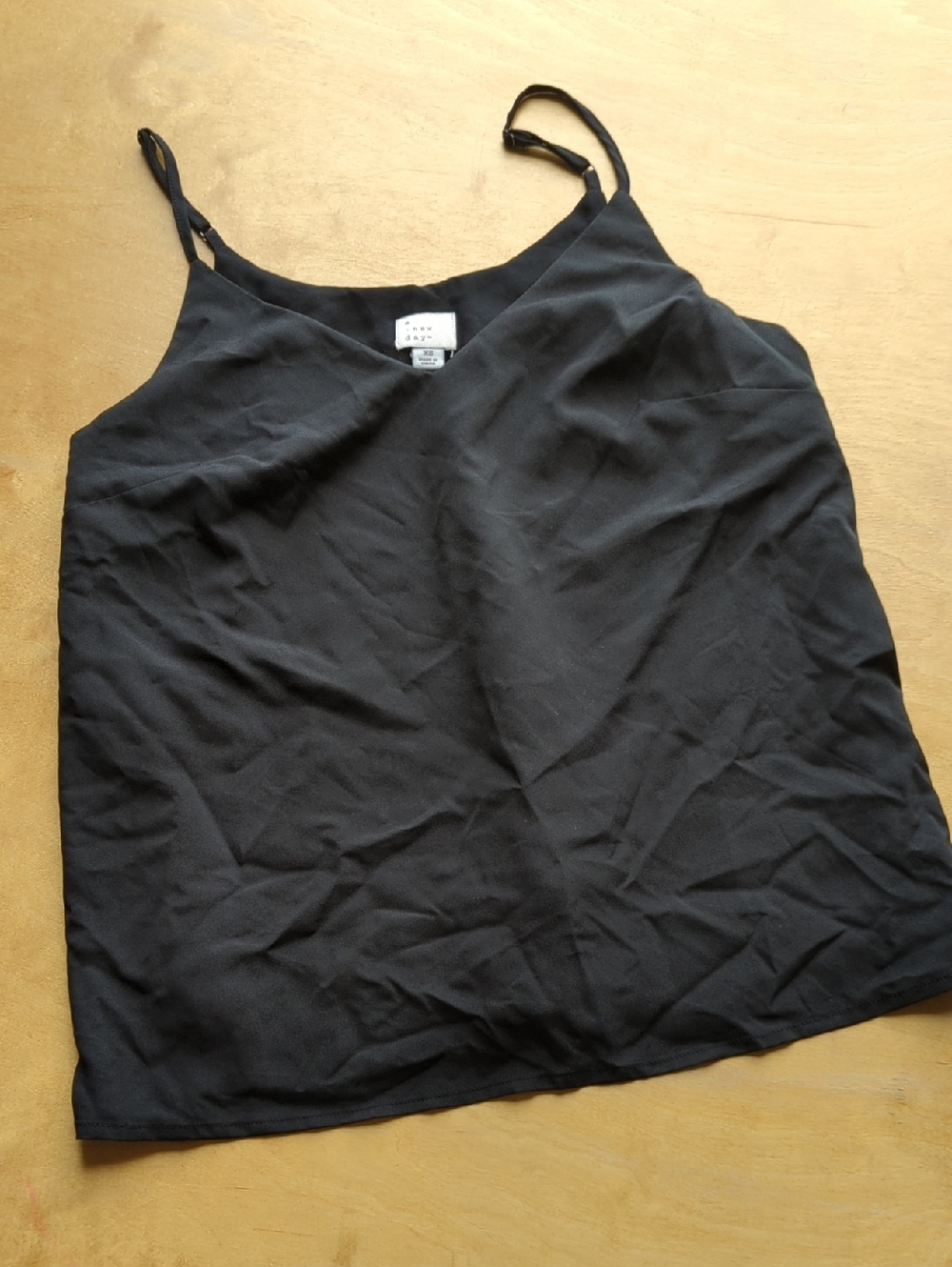 a new day Black V-Neck Spaghetti Strap Cami
